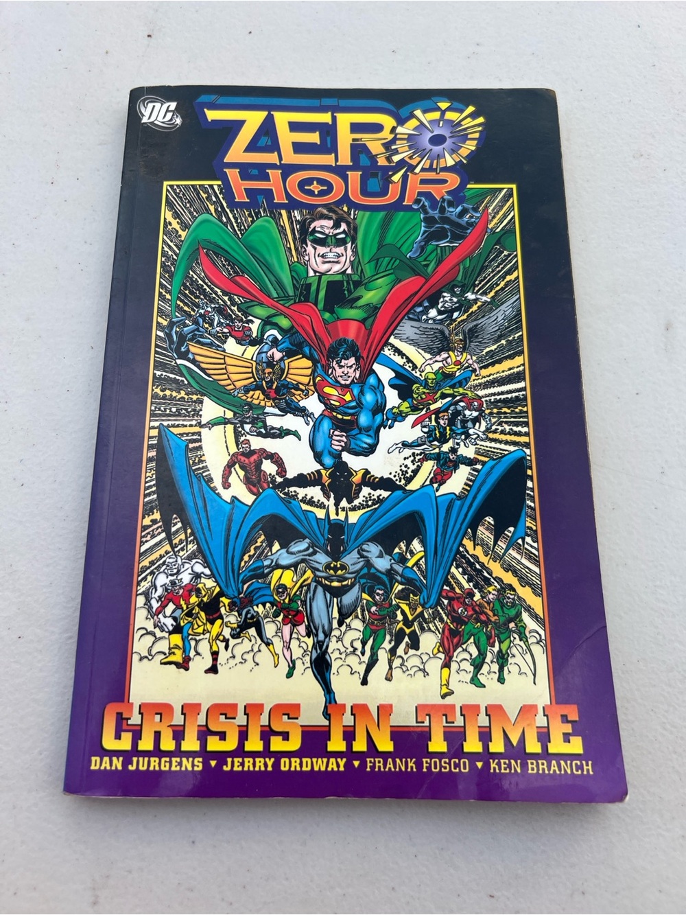 DC Comics Zero Hour Crisis in Time - Purple & Gold Cover